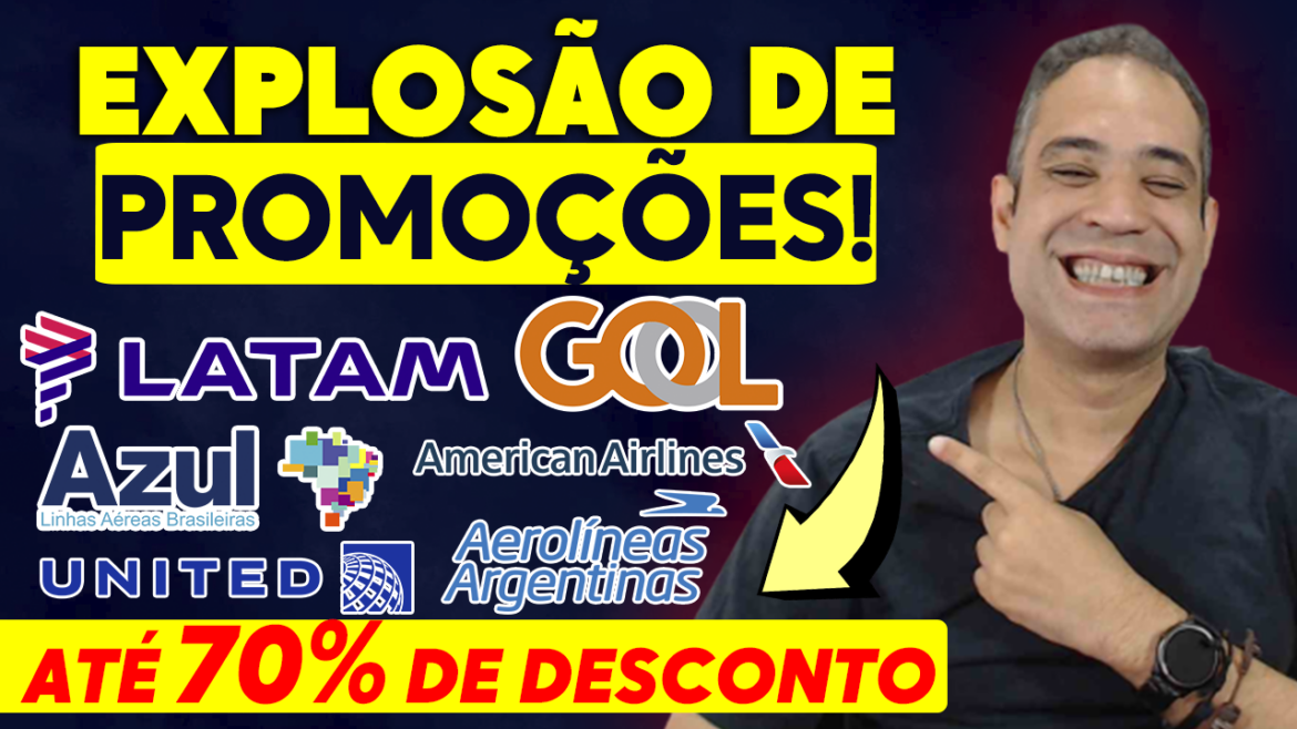 EXPLOSÃO DE PROMOÇÕES GOL AZUL E LATAM PREÇOS NUNCA VISTOS ANTES