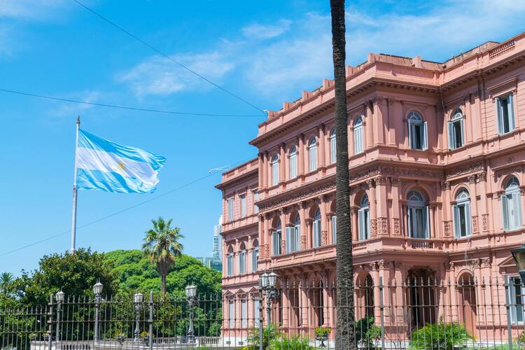 Casa rosada, sede do governo da Argentina