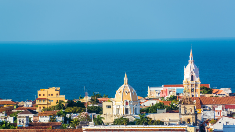 Foto da cidade de Cartagena na Colombia