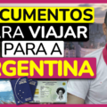 documentos viajar argentina