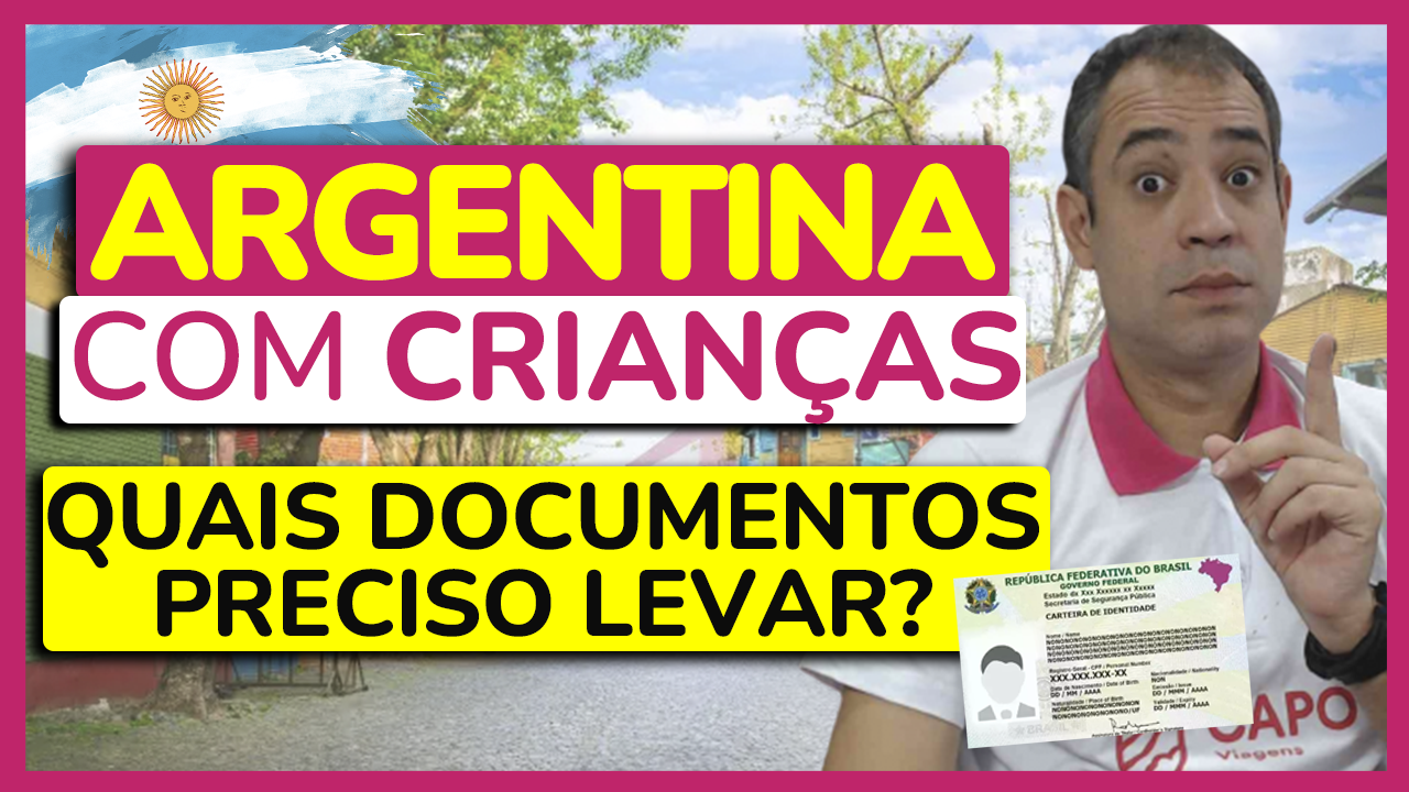 documentos viajar argentina crianca