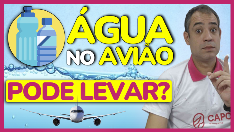 agua aviao pode levar