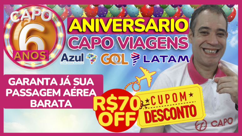 promocao aniversario capo cupom