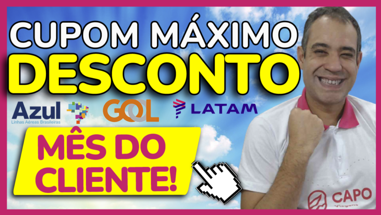 cupom maximo desconto passagens aereasmescliente