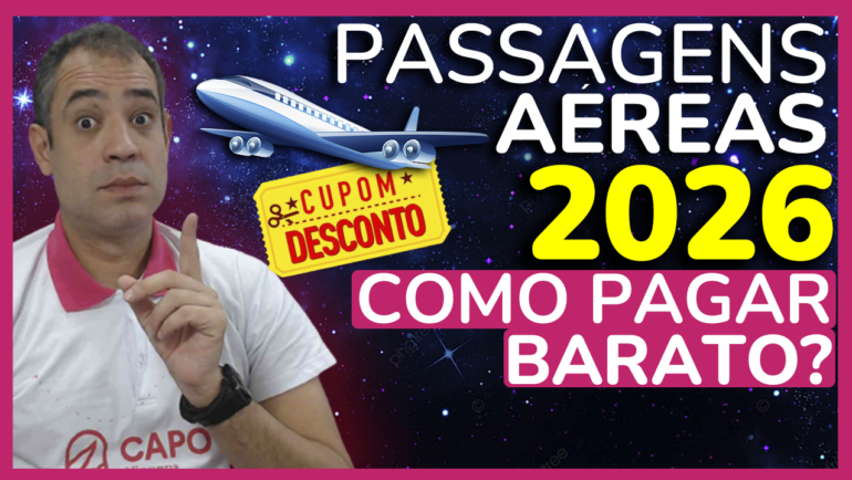 pagar barato passagens aereas2026