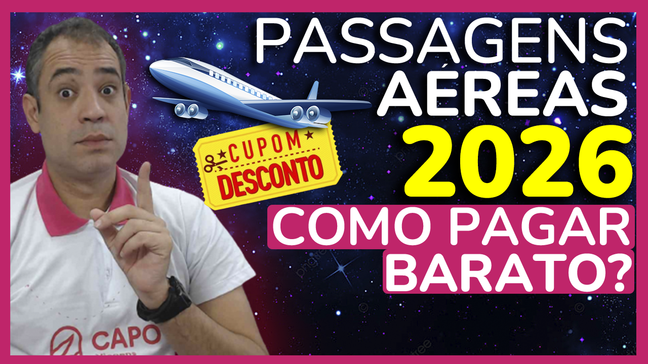 pagar barato passagens aereas2026
